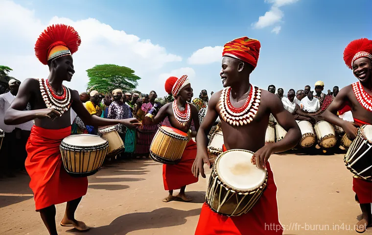 부룬디 부족 사회 구조 - **Prompt 2: The Wisdom of Burundian Elders in a Storytelling Circle** "An intimate, serene image...